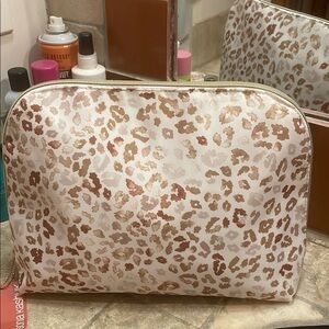 Sonia Kashuk Large Dome Makeup Case w/Mesh Pouch, NWT + Ltd Editn Eye Brush Set!